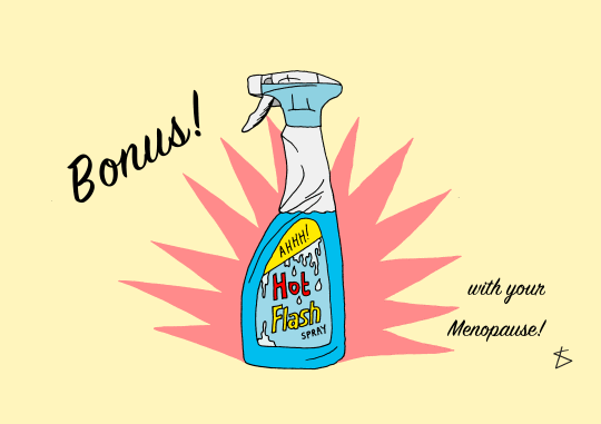 Bonus! Hot flash spray to cool you down